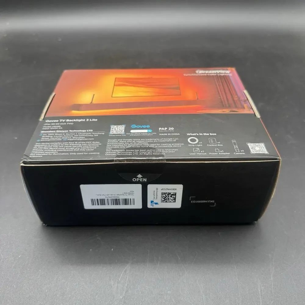NEW Govee TV Backlight 3 Lite w/Fish-Eye Correction Function - Syncs to 55-65”